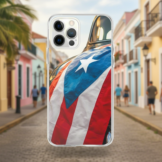 (Delivery only) Puerto Rico flag Clear Case for iPhone®
