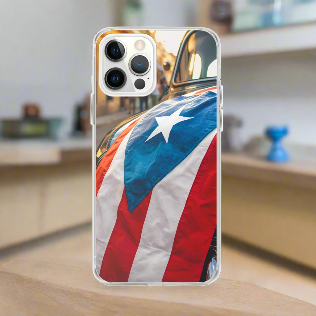 (Delivery only) Puerto Rico flag Clear Case for iPhone®